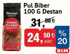 DESTAN PUL BİBER 100 G DESTAN PUL BİBER 100 G